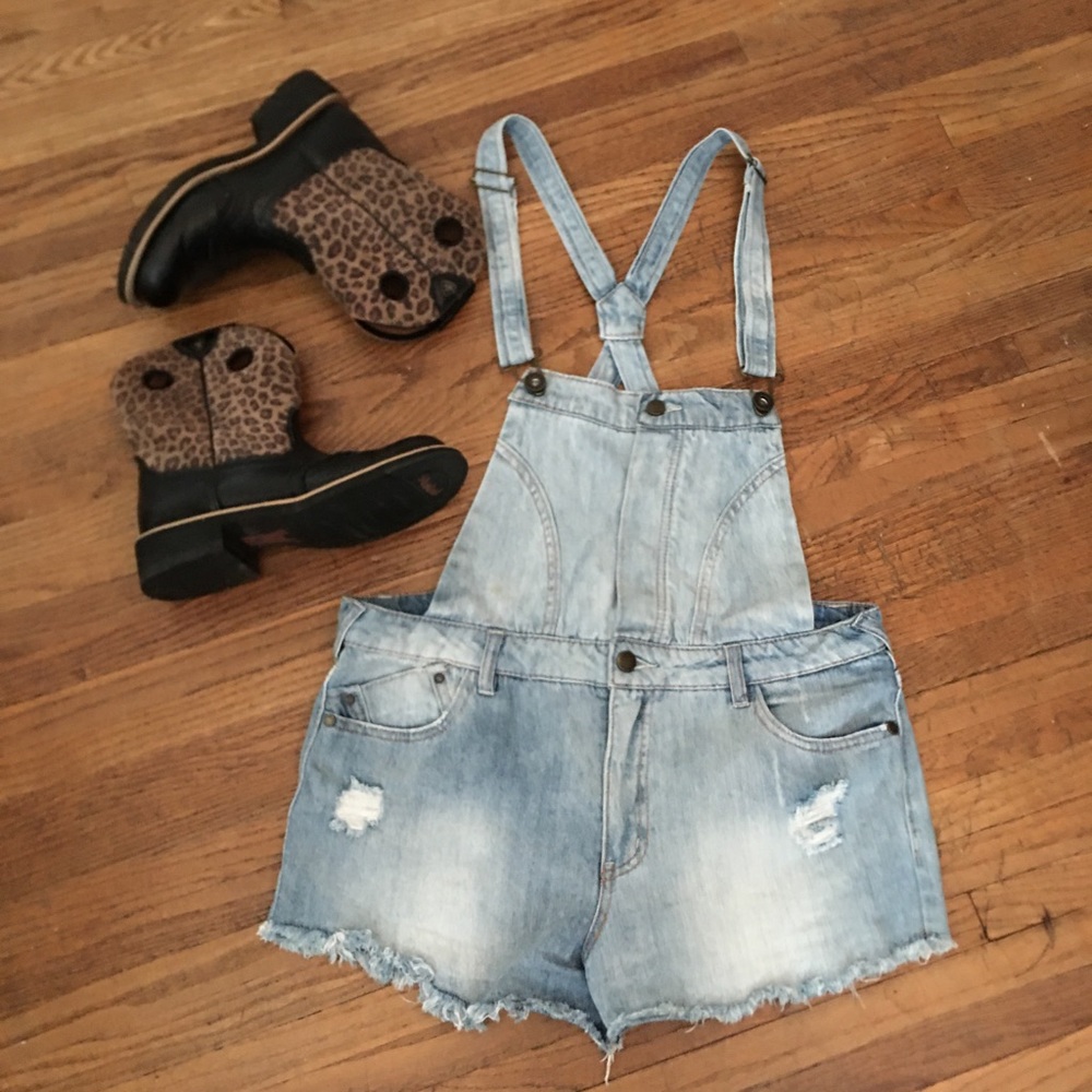 Tinseltown Overall Shorties